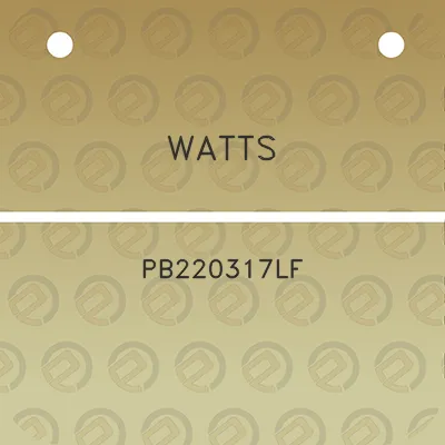 watts-pb220317lf