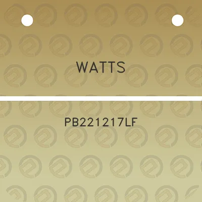 watts-pb221217lf