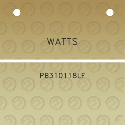 watts-pb310118lf