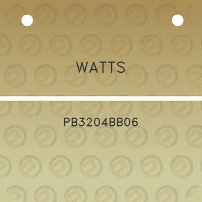 watts-pb3204bb06