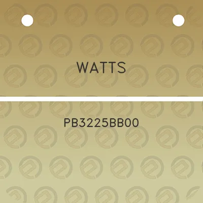 watts-pb3225bb00