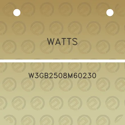 watts-w3gb2508m60230