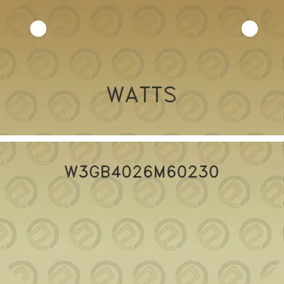 watts-w3gb4026m60230