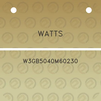 watts-w3gb5040m60230