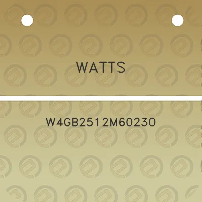 watts-w4gb2512m60230