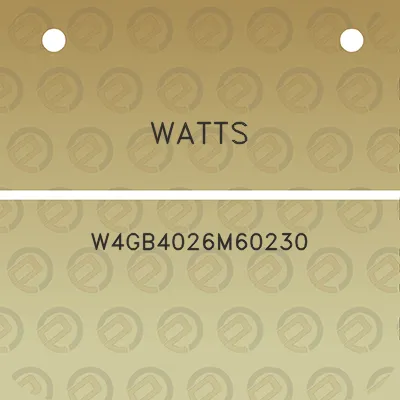 watts-w4gb4026m60230