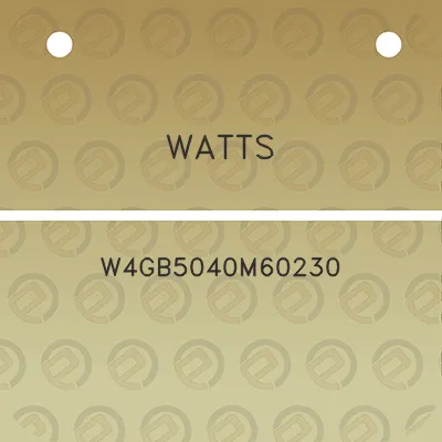 watts-w4gb5040m60230