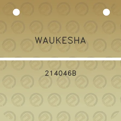 waukesha-214046b