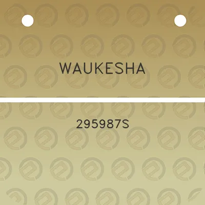 waukesha-295987s