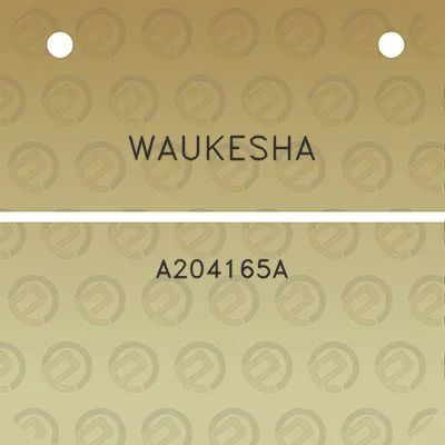 waukesha-a204165a