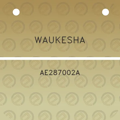 waukesha-ae287002a