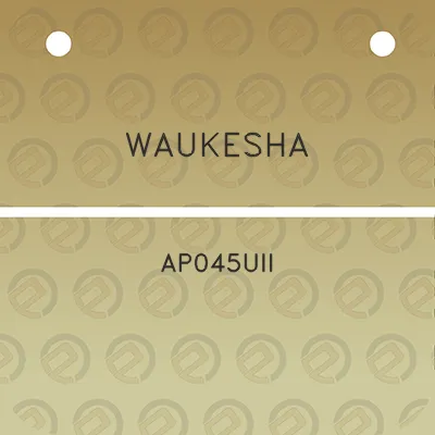 waukesha-ap045uii