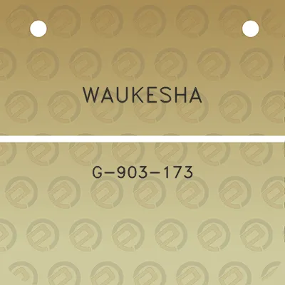 waukesha-g-903-173