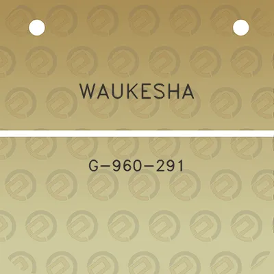 waukesha-g-960-291