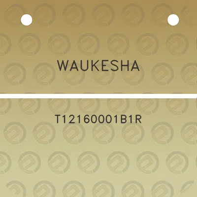 waukesha-t12160001b1r