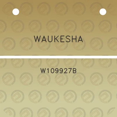 waukesha-w109927b