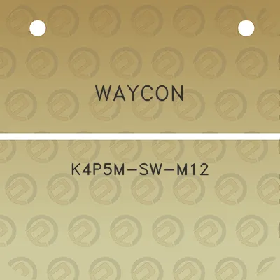 waycon-k4p5m-sw-m12