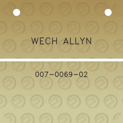 wech-allyn-007-0069-02