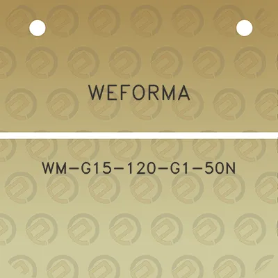 weforma-wm-g15-120-g1-50n