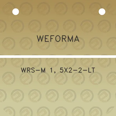 weforma-wrs-m-1-5x2-2-lt