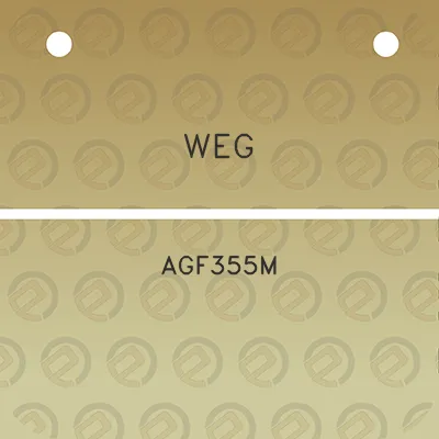 weg-agf355m