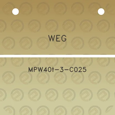 weg-mpw40t-3-c025