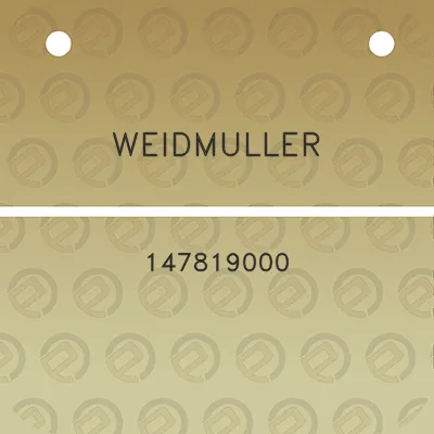 weidmuller-147819000