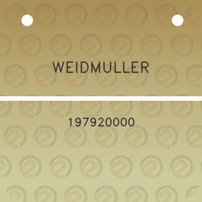 weidmuller-197920000