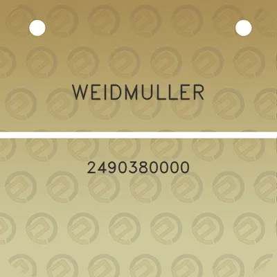 weidmuller-2490380000