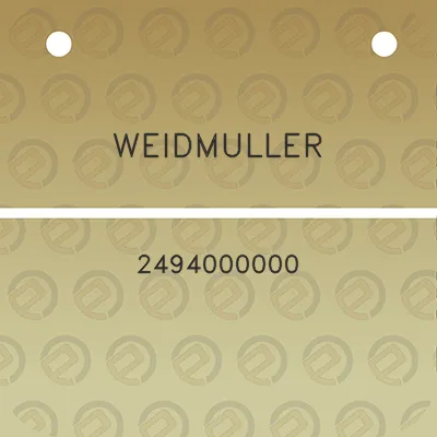 weidmuller-2494000000