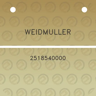 weidmuller-2518540000