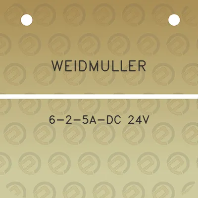 weidmuller-6-2-5a-dc-24v