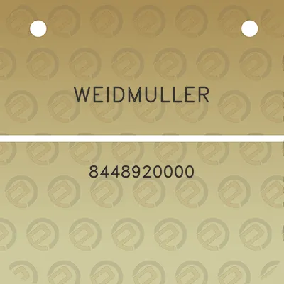 weidmuller-8448920000