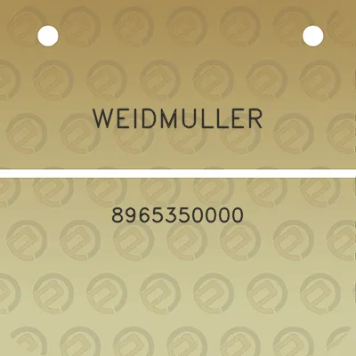 weidmuller-8965350000