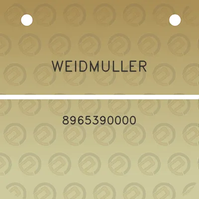 weidmuller-8965390000