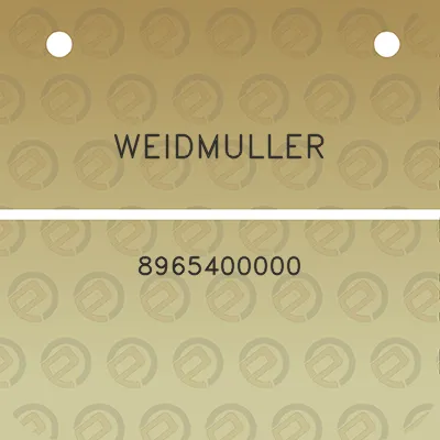 weidmuller-8965400000