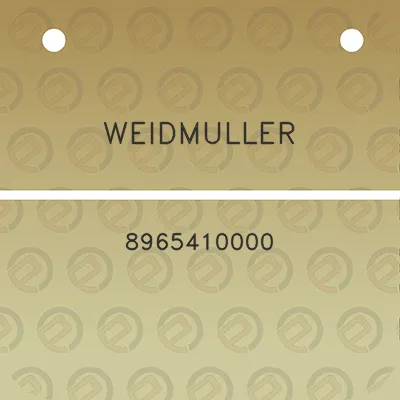 weidmuller-8965410000