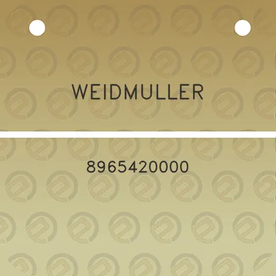 weidmuller-8965420000