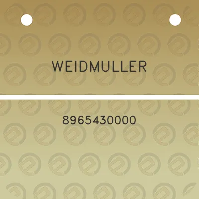 weidmuller-8965430000