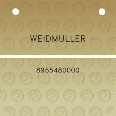 weidmuller-8965480000