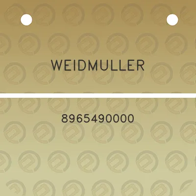 weidmuller-8965490000