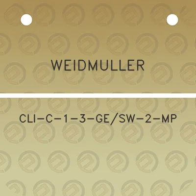 weidmuller-cli-c-1-3-gesw-2-mp