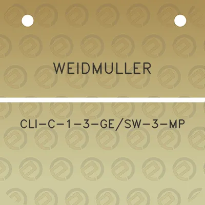 weidmuller-cli-c-1-3-gesw-3-mp