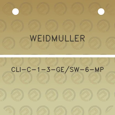 weidmuller-cli-c-1-3-gesw-6-mp