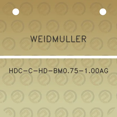 weidmuller-hdc-c-hd-bm075-100ag