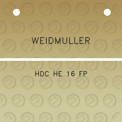 weidmuller-hdc-he-16-fp