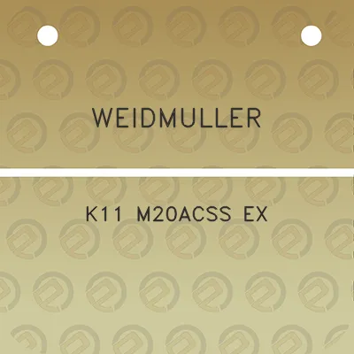 weidmuller-k11-m20acss-ex