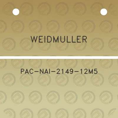 weidmuller-pac-nai-2149-12m5