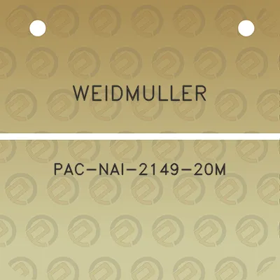 weidmuller-pac-nai-2149-20m