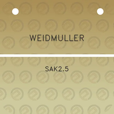 weidmuller-sak25